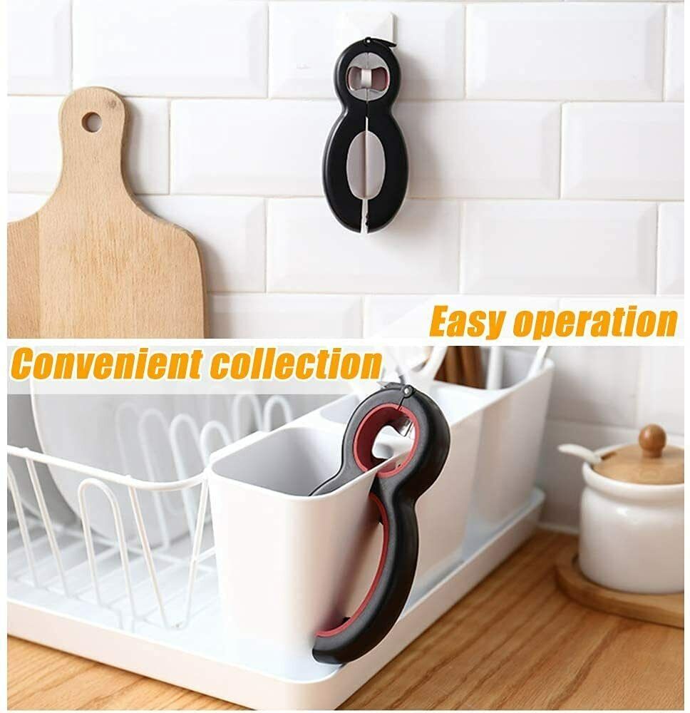 Hendrano™ 6-in-1 Multi Opener for Jars, Bottles, Cans and Pull Tabs