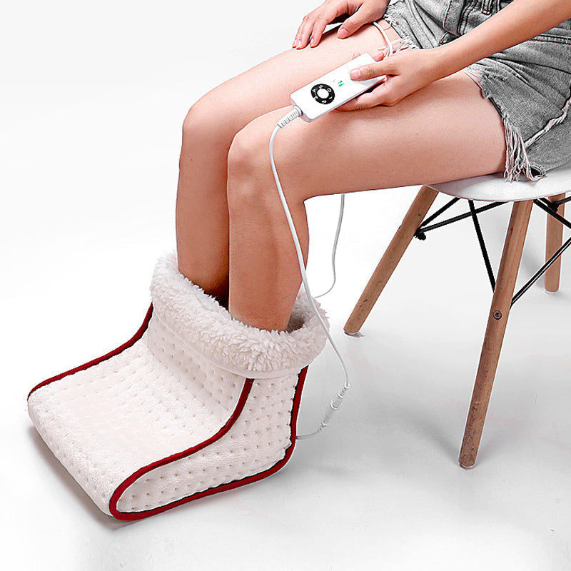 Hendrano™ Electric Foot Warmer with Fluffy Lining &amp; Adjustable Heat