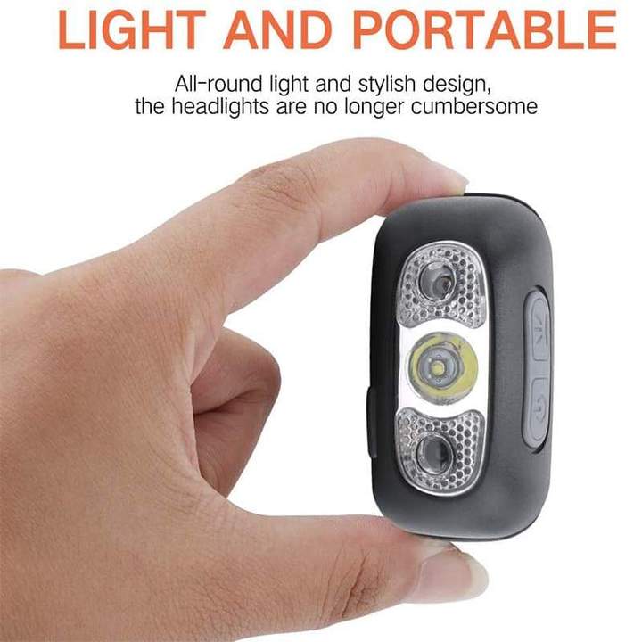 Hendrano™ Rechargeable LED Headlamp with Motion Sensor and SOS Mode