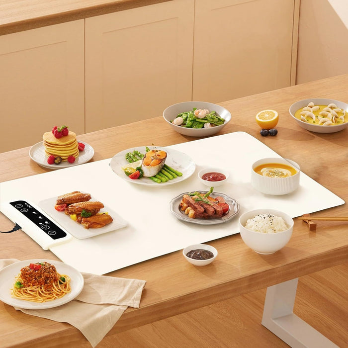 Hendrano Roll-Up Food Warming Mat with 3 Heat Levels and Timer