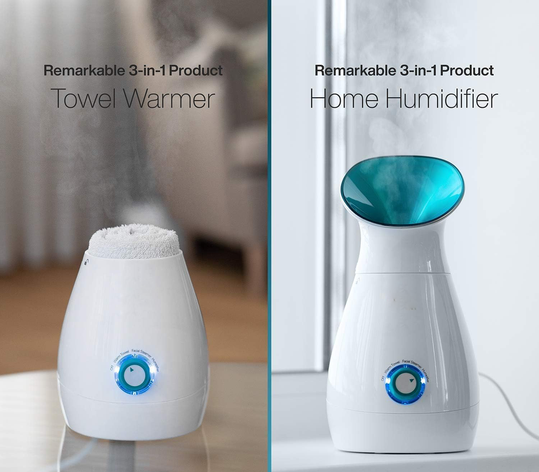 Nano Ionic Facial Steamer with 200 ml Tank and Auto Shut-Off