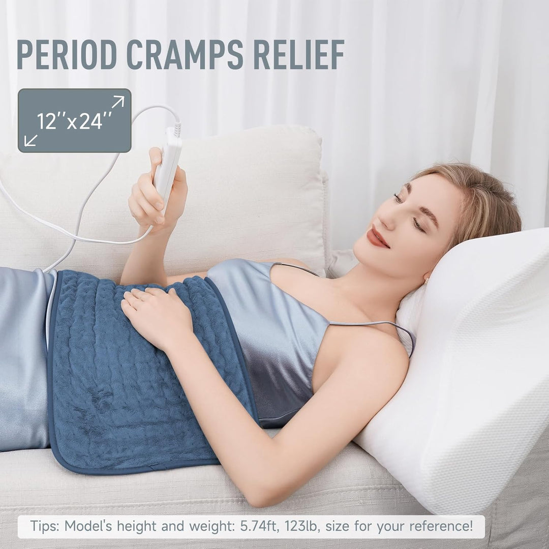 Hendrano™ Electric Heating Pad in Soft Flannel with 6 Heat Settings