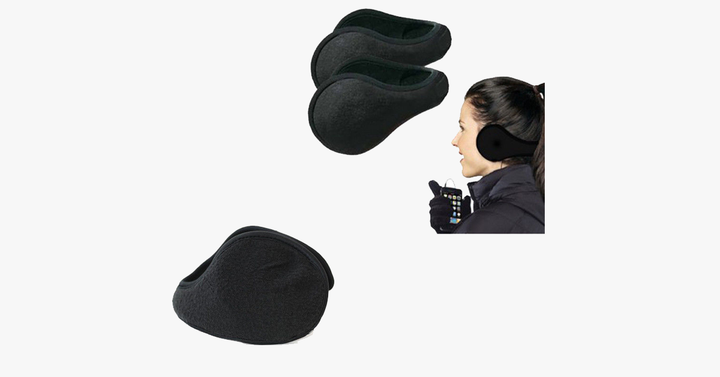Fleece Ear Warmers with Plush Padded Ear Covers