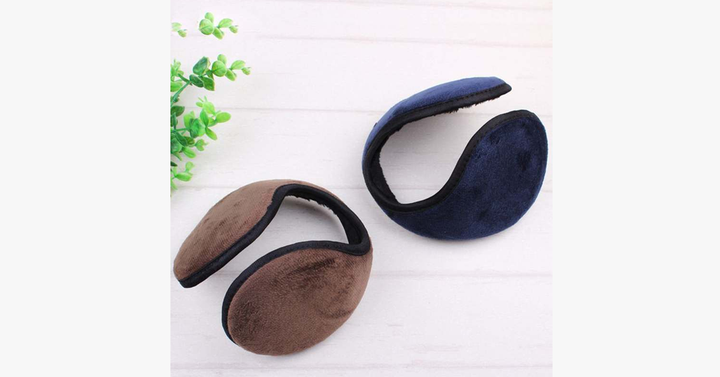 Fleece Ear Warmers with Plush Padded Ear Covers