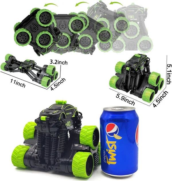 Kids Remote Control Stunt Car with 360° Spin and Six Wheels