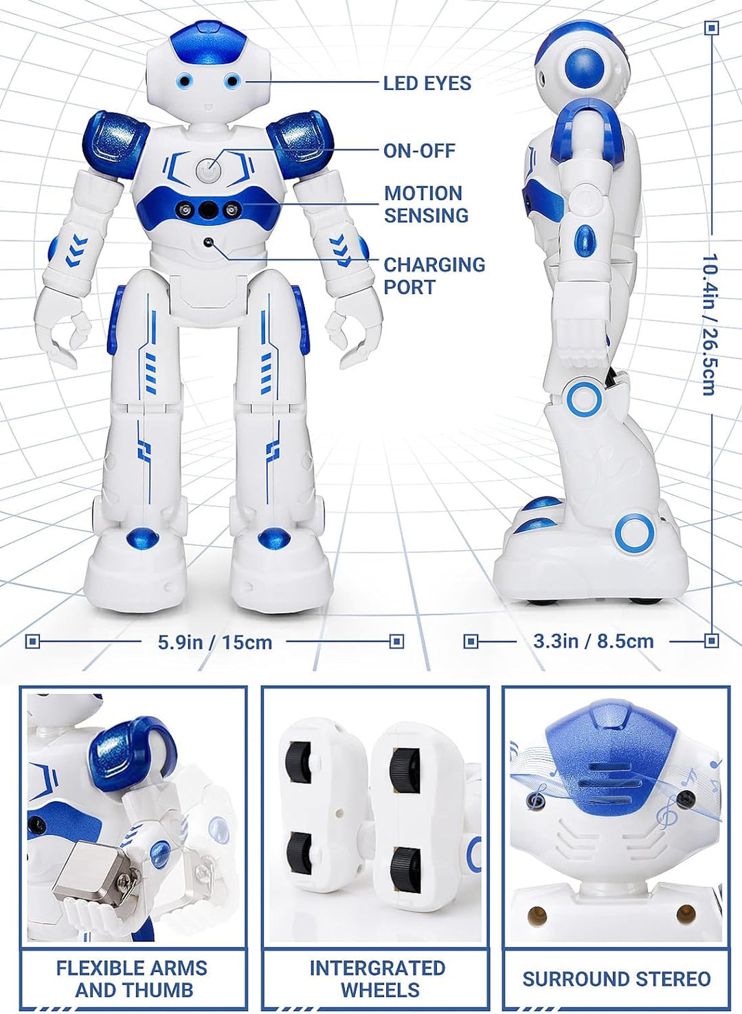 Programmable Remote Control Robot with Gesture Control