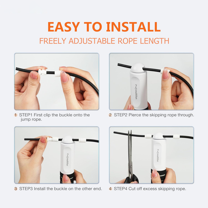 Speed Jump Rope with LED Calorie Counter Display