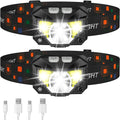 Hendrano™ Rechargeable LED Headlamp 2-Pack with Motion Sensor