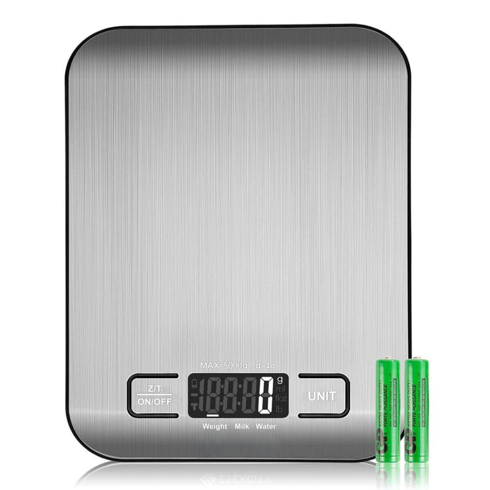 Hendrano™ Digital Kitchen Scale with Tare, 5 Units and Backlit LCD