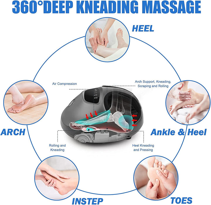 Hendrano™ Shiatsu Foot Massager with Heat and Air Compression