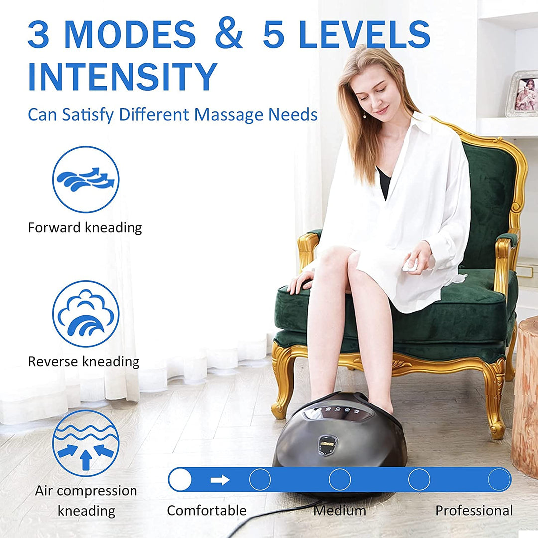 Hendrano™ Shiatsu Foot Massager with Heat and Air Compression