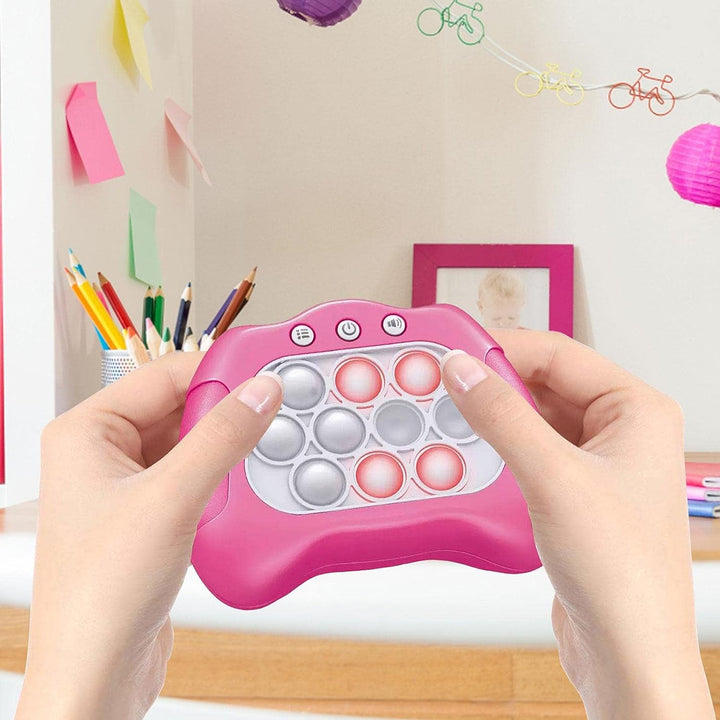 Light-Up Bubble Pop Game Console – Handheld Fidget Toy