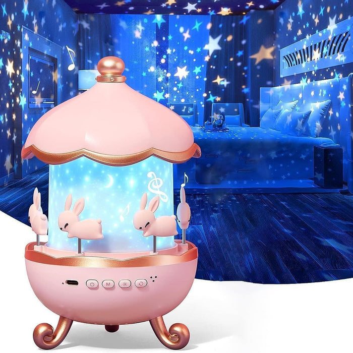 Hendrano™ Kids' Night Light Projector with Bluetooth Speaker and 6 Scenes
