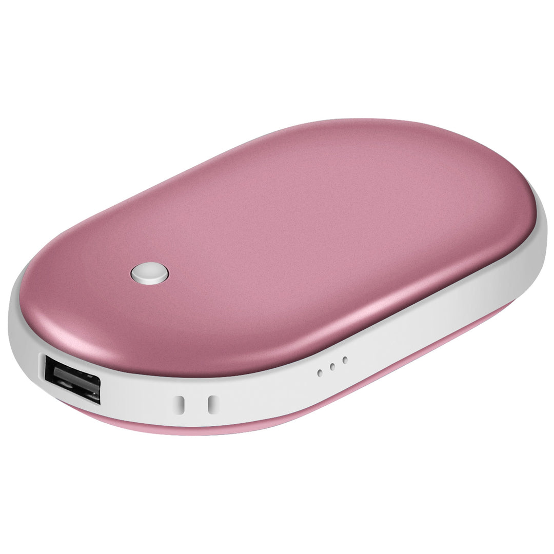 Rechargeable Hand Warmer Power Bank, 5000 mAh Double-Sided
