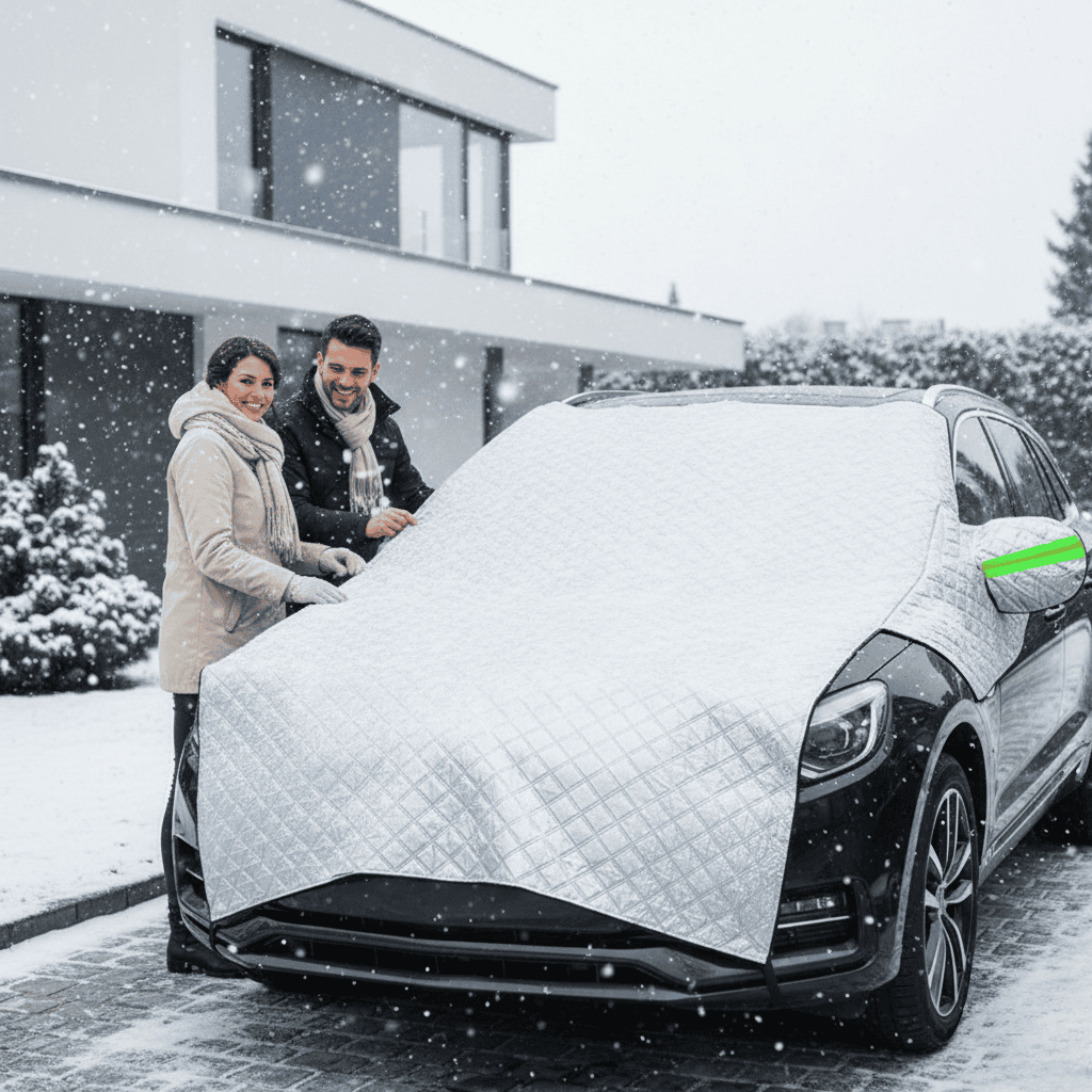 All-Weather Windshield Cover for Frost, Snow and Summer Sun