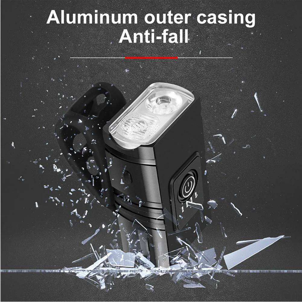 Hendrano™ 1000 Lumen Rechargeable Bike Headlight and Taillight Set
