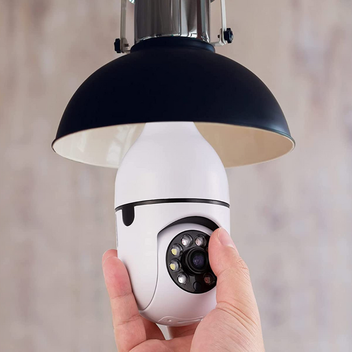 Hendrano™ WiFi Light Bulb Security Camera with Night Vision