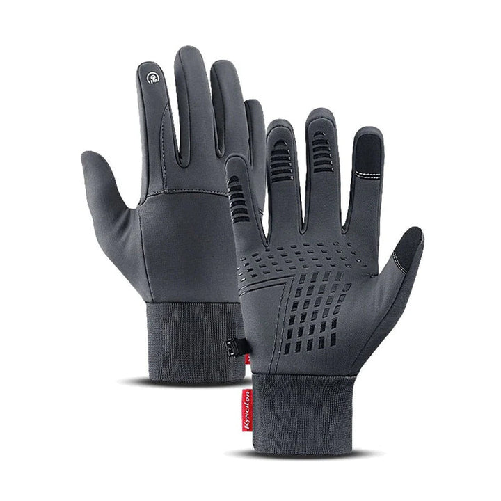 Water-Repellent Fleece-Lined Winter Gloves with Touchscreen