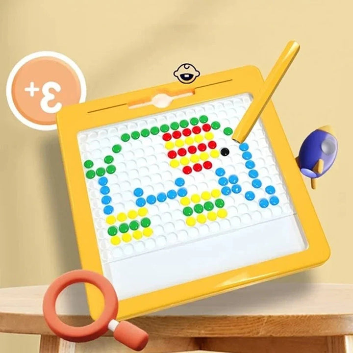 Hendrano™ Large Magnetic Drawing Board for Kids with Pattern Cards