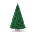 Full 8 ft green artificial Christmas tree