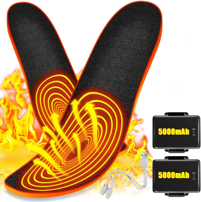 Hendrano™ Rechargeable Heated Insoles with Remote and 3 Heat Levels