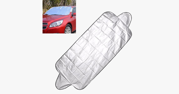 Hendrano™ Reversible Windshield Cover That Shakes Off Snow and Frost