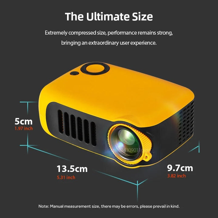 Mini Pocket LED Projector with HDMI and Built-In Speaker