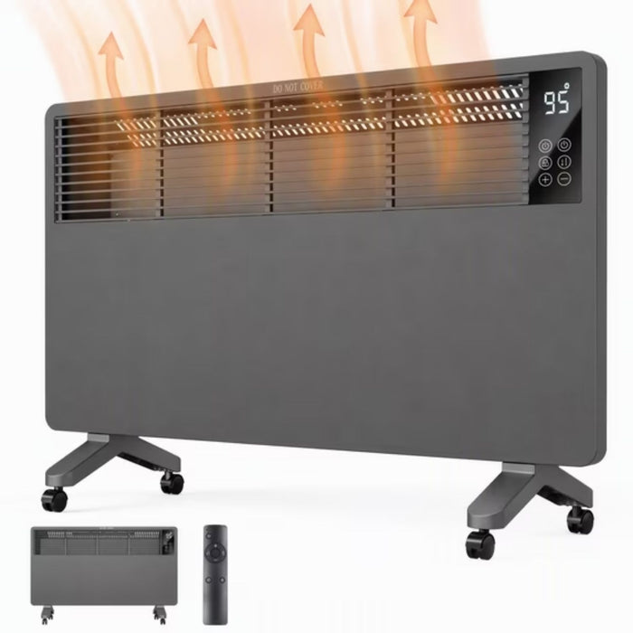 Hendrano Panel Convection Heater 1500W on Castors or Wall-Mounted