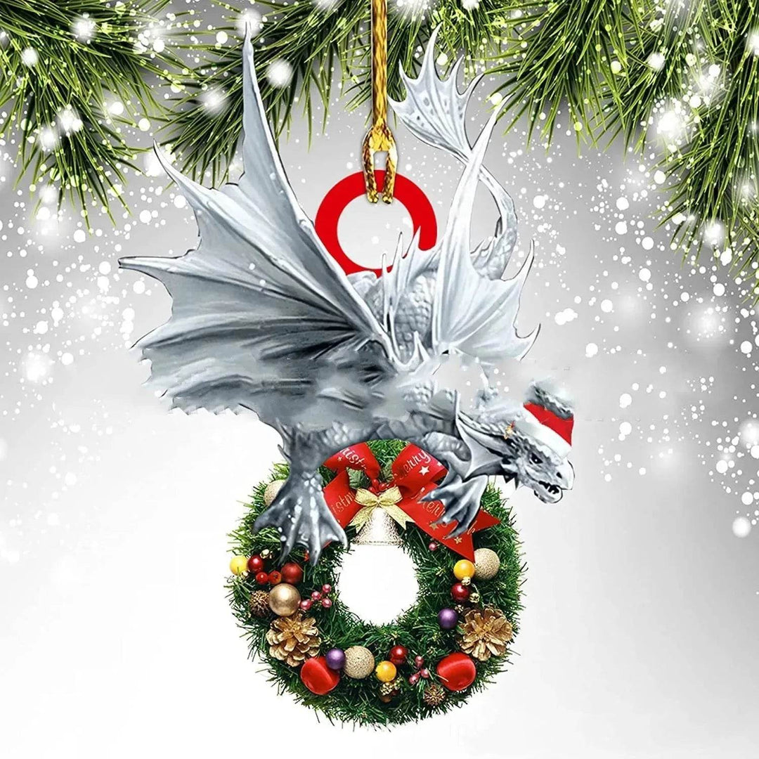 Dinosaur Dragon Egg Acrylic Christmas Ornament – 18 Designs