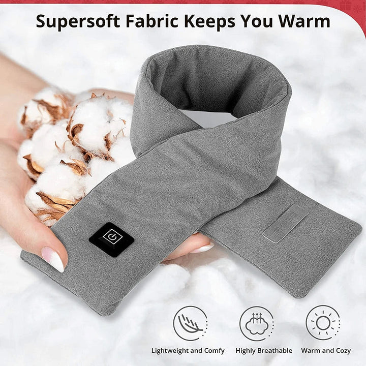 Hendrano™ Heated Scarf with 3 Heat Settings and USB Power