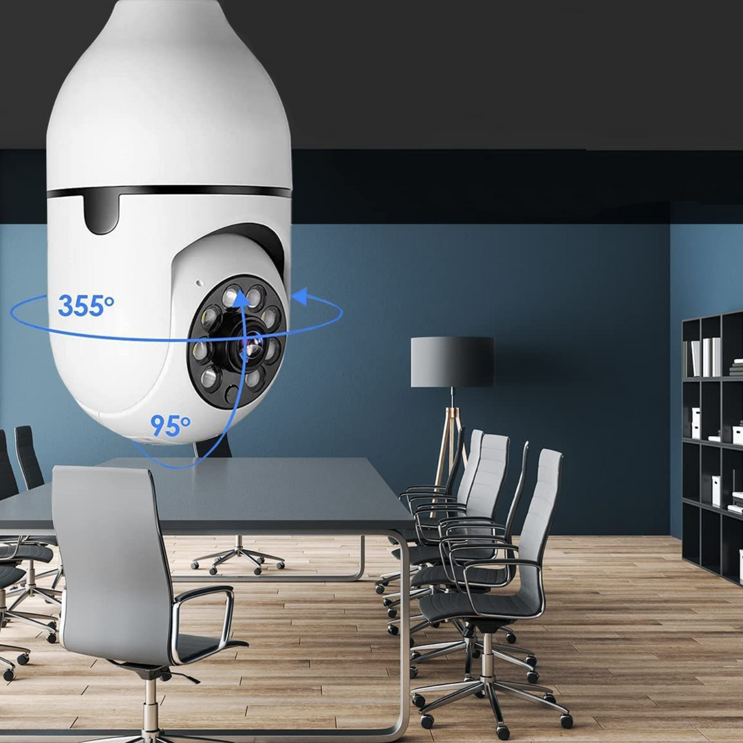 Hendrano™ Light Bulb Security Camera with 360° View and Night Vision