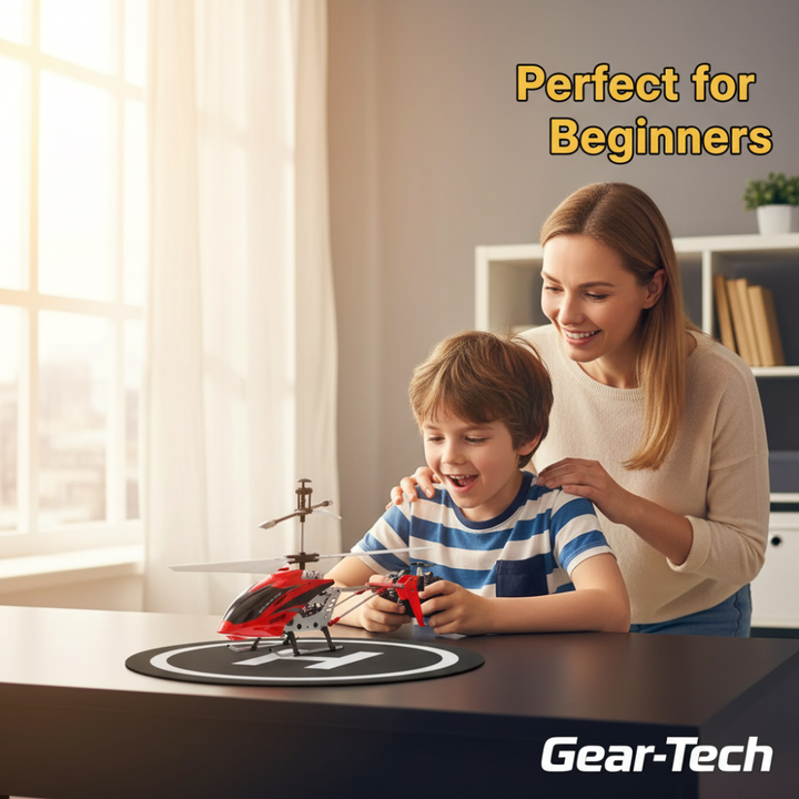 Remote Control Helicopter with LED Lights and Gyro Stabilizer