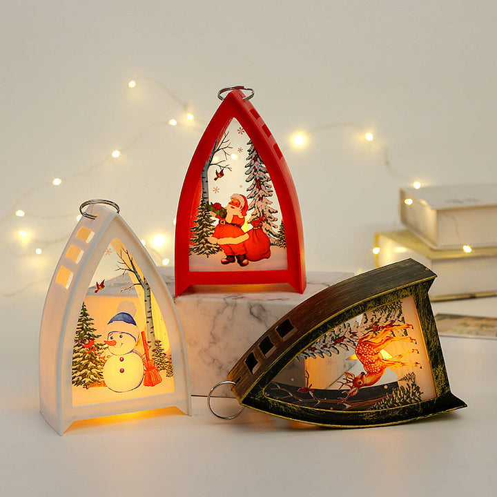 Hendrano™ Hand-Painted LED Christmas Figures – Santa, Snowman and Reindeer