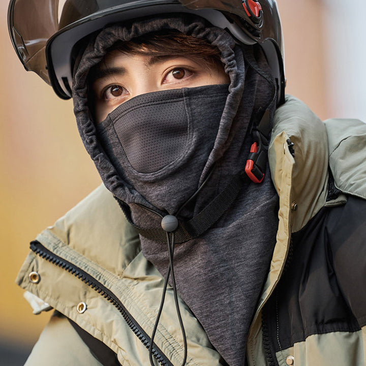 Hendrano™ Hooded Cycling Face Mask with Built-In Neck Warmer
