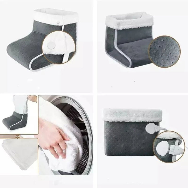 Hendrano™ Electric Foot Warmer with Fluffy Lining &amp; Adjustable Heat