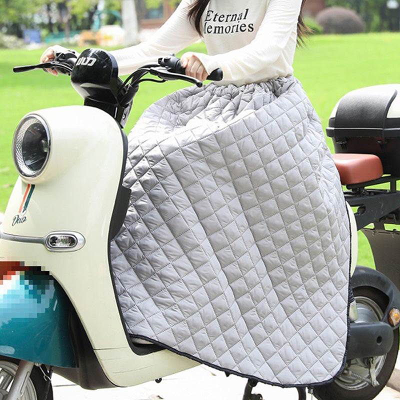 Insulated Bike Lap Cover That Keeps Wind and Rain Out