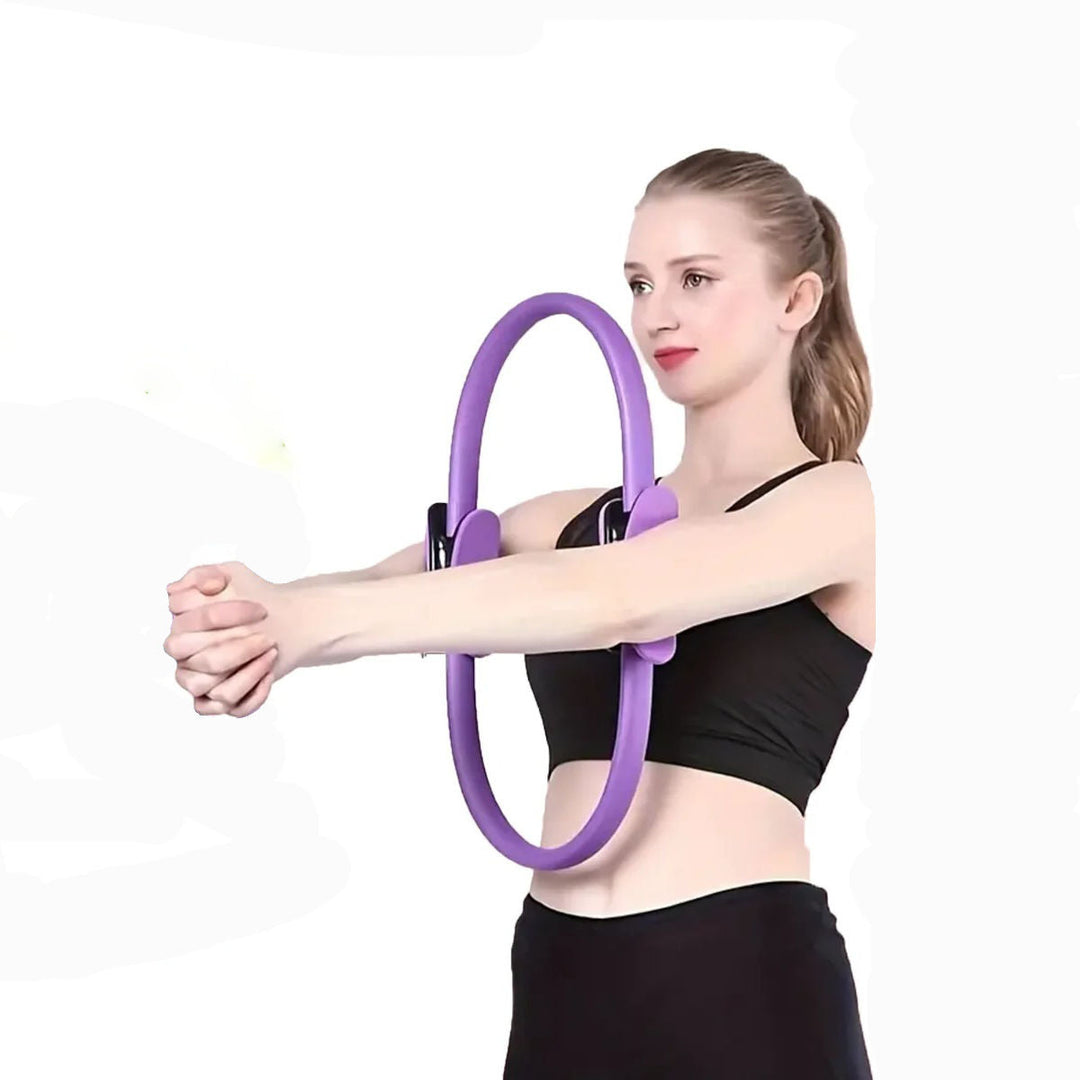 Pilates Ring with Fiberglass Core and Padded Grips