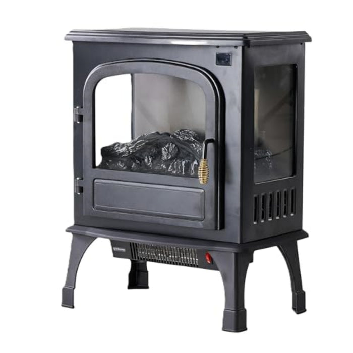 Hendrano Electric Fireplace Stove with 3D Flames in Three Styles