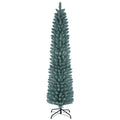 Slim frosted 6 ft pencil Christmas tree