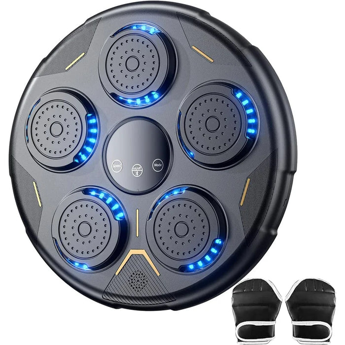Hendrano™ Wall-Mounted Music Boxing Machine with Bluetooth and Lights