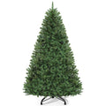 Full green spruce Christmas tree