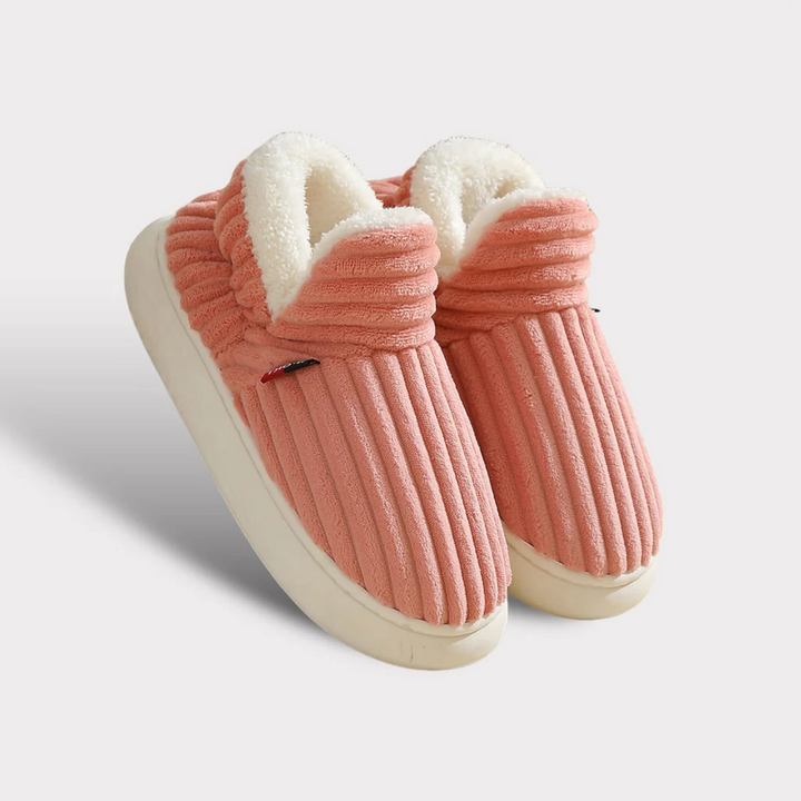 Hendrano™ Fuzzy Fleece Slippers with Thick Cushioned Non-Slip Sole