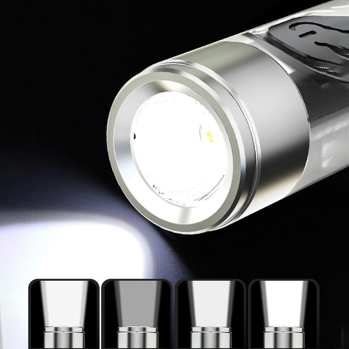 Hendrano™ Rechargeable Keychain Flashlight with Magnetic Tail, 400 Lumens