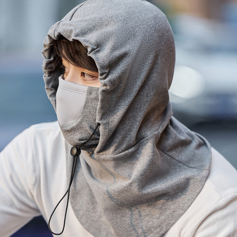 Hendrano™ Hooded Cycling Face Mask with Built-In Neck Warmer