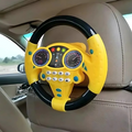 Hendrano™ Kids Toy Steering Wheel with Suction Cup, Lights and Sounds