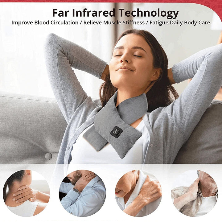 Hendrano™ Heated Scarf with 3 Heat Settings and USB Power