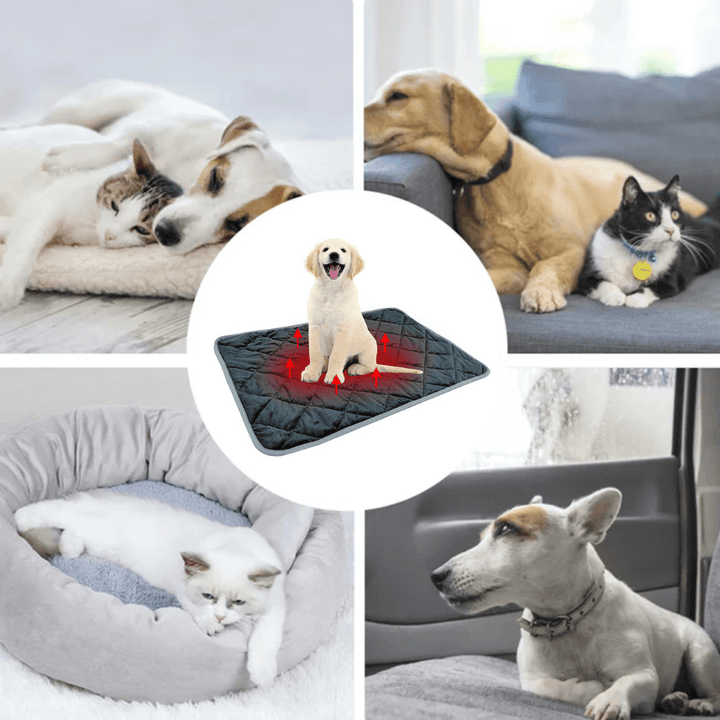 Hendrano™ Self-Warming Pet Pad with Non-Slip Base for Dogs and Cats