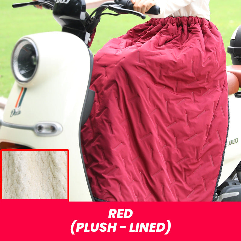 Insulated Bike Lap Cover That Keeps Wind and Rain Out
