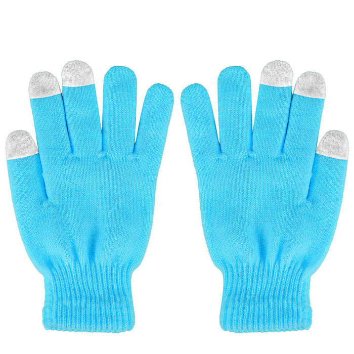 Hendrano Touchscreen Knit Gloves with Three Smart Fingertips