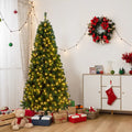 Lit 7 ft artificial Christmas tree